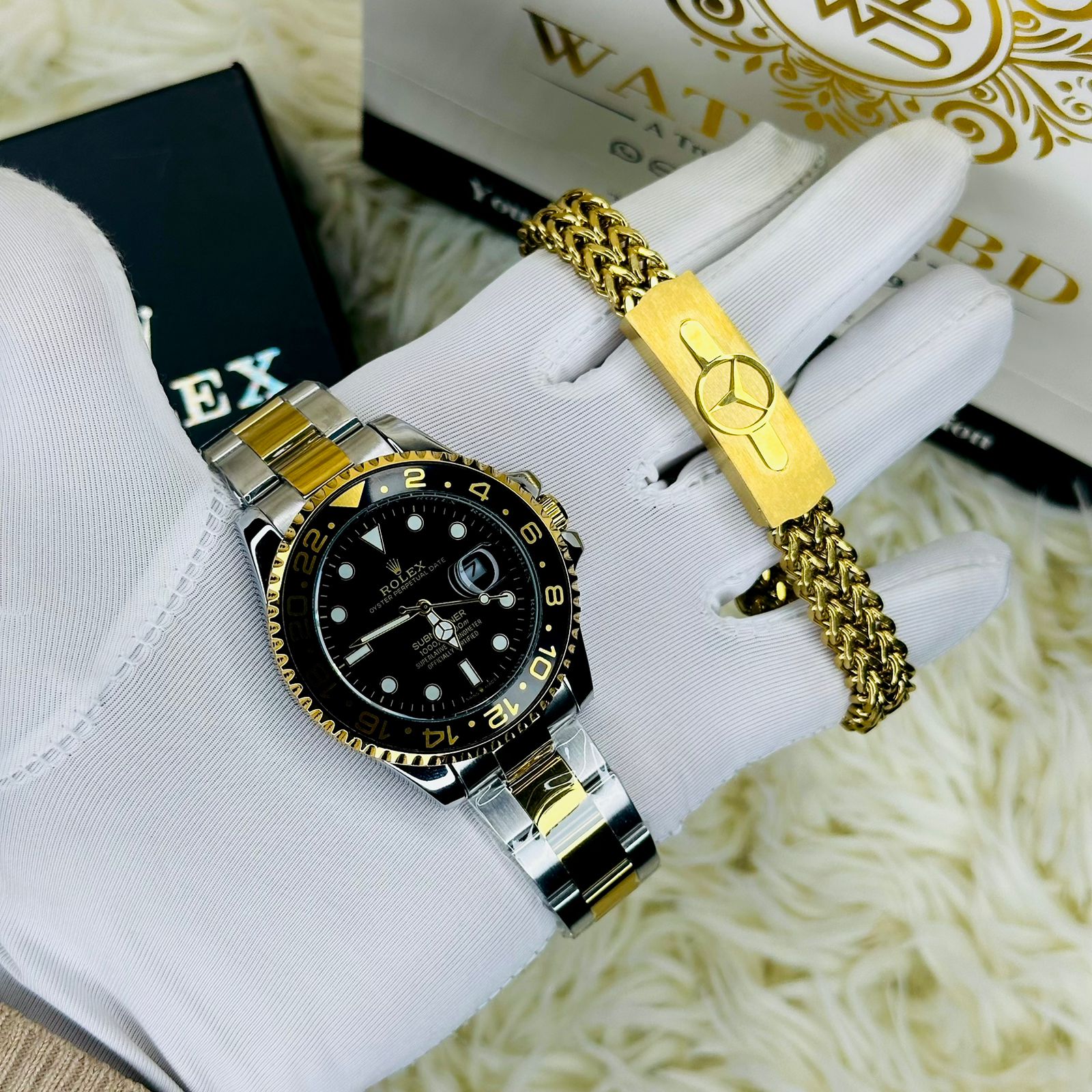 RLX Submariner Watches & Bracelet Combo