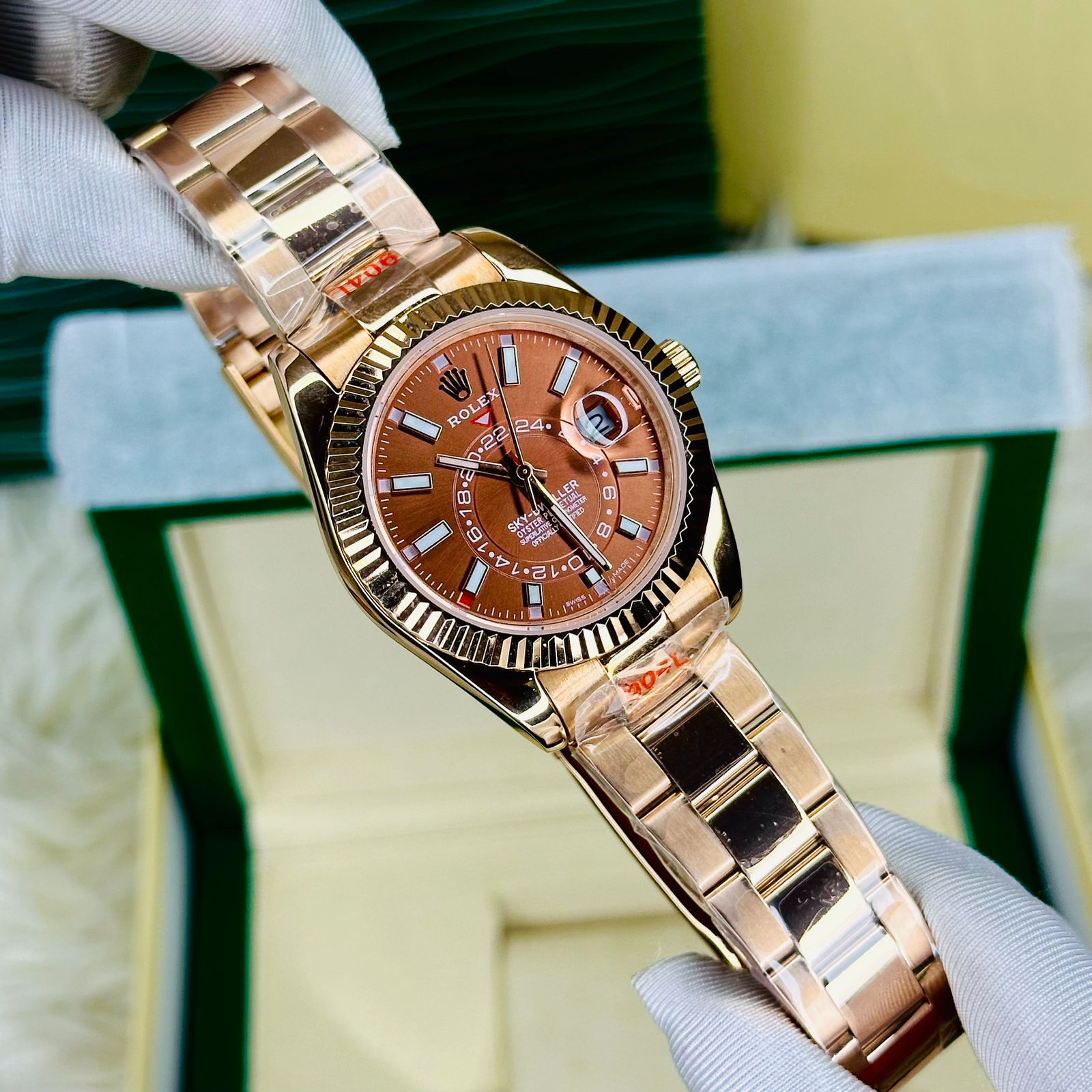 Sky-Dweller Rose Gold – Chocolate Dial Edition